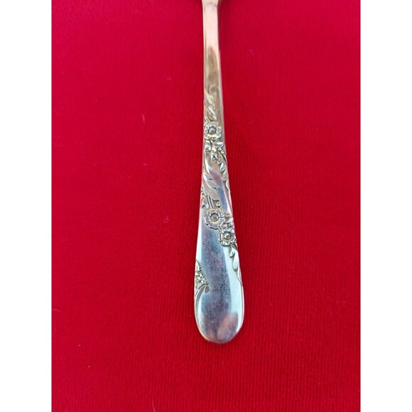 8 Oneida Community Plate Bridal Wreath 1950 Silverplate Teaspoons - Picture 3 of 3